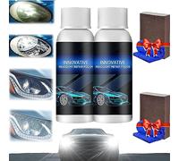 Camic Powerful Advance Headlight Repair Agent, Car Headlight Repair Fluid, Innovative Headlight Repair Polish, Lenspro Headlight Repair Polish, Head Light Lens Restore Kit (100ML,2PCS)