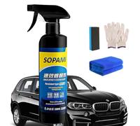 Camic Sopami Car Coating Spray, Agent de Revêtement Rapide, Nettoyant Émulsifiant pour Verre, Cire Polissante pour Verre sans Eau, Améliore la Clarté et la Visibilité (1 Pcs)