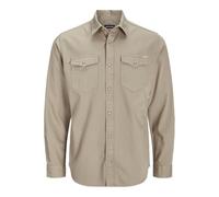 Jack & Jones Jjesheridan Shirt L/S Noos Chemise, Crockery, M pour des Hommes
