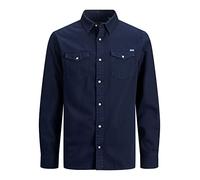 CAMICIE Uomo JACK&JONES 12138115 SHERIDAN DARK NAVY