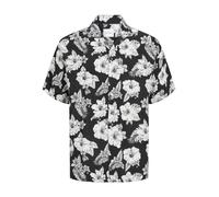 JACK & JONES Jjguru T-Shirt Monochrome AOP Resort SS Chemise, Noir, L Homme
