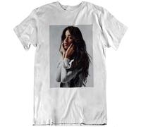 Camila Cabello T-Shirt Vest Tank-Top Singlet Men's White M