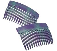 Camila Paris CP2945 Peigne à cheveux français 7,6 cm Petit Bleu French Twist Peignes à cheveux décoratifs Pinces à cheveux forte tenue pour chignon chignon Up-Do Styling Filles Accessoires de cheveux