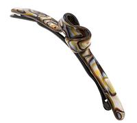 Camila Paris CP3353 Barrette à cheveux française pour fille, faite à la main, onyx, fermeture sans métal, forte adhérence, pinces à cheveux pour femmes, antidérapantes, durables, accessoires de