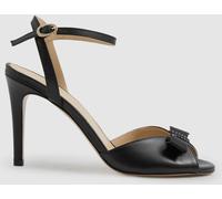 Camilla Elphick Leather Open-Toe Heels Black EU 36 (UK 3)