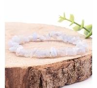 Camille Ambiance Nature Attitude Zen 1 Bracelet baroque calcedoine bleue Namibie qualité AA