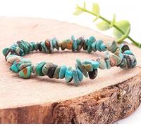 Camille Ambiance Nature Attitude Zen : 1 BRACELET BAROQUE TURQUOISE DU TIBET qualité A+