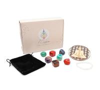 Camille Ambiance Nature - Coffret Découverte 7 Chakras - Pierres naturelles & bracelets - Équilibre et ancrage