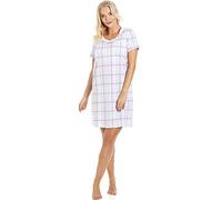 Camille and Print - Chemise de nuit en coton doux pour l’été - Bleu - 40