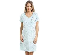 Camille and Print - Chemise de nuit en coton doux pour l’été - Violet - 48