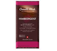 Camille Bloch Himbeergeist, Chocolat Noir avec Eau-de-vie de Framboise, 100 g, Sans Croûte de Sucre
