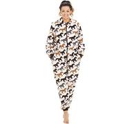 Camille Femmes Super Soft Onesies 38-40 Cream Horse
