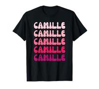 Camille First Name Minimalist Design T-Shirt