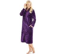 Camille Manteau d'intérieur classique avec fermeture éclair sur toute la longueur et poches intérieures pour femme, violet, 10-12