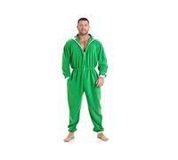 Camille Mens Plaine à Capuchon Onesies L Green Elf