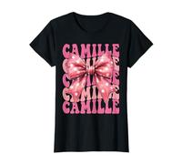 Camille Nœud Coquette Esthétique pour Femmes Filles T-Shirt