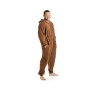 Camille Polaire Douce pour Homme All in One ,XL,Multicolore-Caramal Leopard
