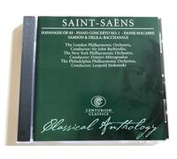 Camille Saint-Saëns. Saint-Saëns. HAVANAISE OP. 83. PIANO COCERTO NO 2. DANSE MACABRE SAMSON DELILA. BACCHANALE. THE LONDON PHILHARMONIC ORCHESTRA. SIR JOHN ROBERT BARBIROLLO. 6 TRACK CD. 8717423008