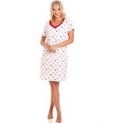 Camille and Print - Chemise de nuit en coton doux pour l’été - - 44