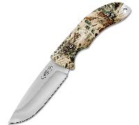 Camillus Masque Mask Couteau avec Gaine en Nylon balistique 10,2 cm Titanium Bonded 420 Lame en Acier Poignée PRYM1, Argenté/Camouflage, 22,9 cm