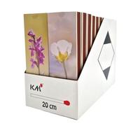 Camino 24 boîtes - allumettes Longues 20cm pour cheminée, allumettes Noël, allumettes avec Motifs Floraux, boîtes d'allumettes Premium, Motif Fleurs Matches (24)