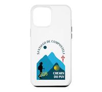 Camino Chemin du PUY Femme Marchant Saint-Jacques Compostelle 2026 Coque pour iPhone 12 Pro Max