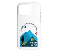 Camino Chemin du PUY Femme Marchant Saint-Jacques Compostelle 2026 Coque pour iPhone 16 Pro