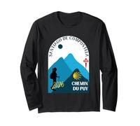 Camino Chemin du PUY Femme Marchant Saint-Jacques Compostelle 2026 Manche Longue