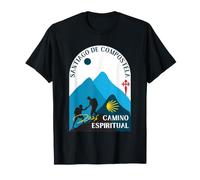 Camino Couple Spirituel Pèlerins Saint-Jacques-de-Compostelle 2026 T-Shirt