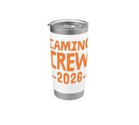 Camino Crew 2026 Groupe du Chemin de Saint-Jacques Équipe de Gobelet isotherme en acier inoxydable double paroi