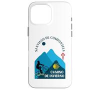 Camino de Invierno Vélo Homme Saint-Jacques-de-Compostelle 2026 Coque pour iPhone 16 Pro Max