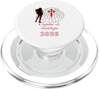 Camino de Saint-Jacques-Compostelle 2026 Lady Pilgrim PopSockets PopGrip pour MagSafe