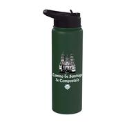 Camino de Saint-Jacques de Compostelle Cadeau Pèlerins Chemin de Saint-Jacques Stainless Steel Insulated Water Bottle