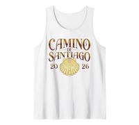 Camino de Santiago 2026 Classique Pétoncle Coquille Pèlerin Débardeur