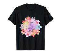 Camino de Santiago 2026 Floral Boho Pèlerin Espagne T-Shirt