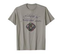 Camino de Santiago 2026 Pétoncle Floral Pèlerin Espagne T-Shirt