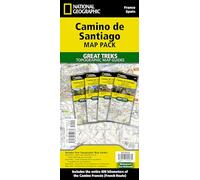 Camino de Santiago Map Map Pack Bundle: 4 map pack for the whole route