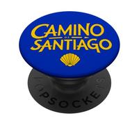 Camino de Santiago Pèlerin Espagne Compostelle Itinéraires PopSockets PopGrip Adhésif
