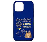 Camino Del Norte 2026 Saint-Jacques-de-Compostelle Coque pour iPhone 12 Pro Max