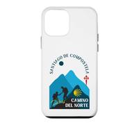 Camino Del Norte Couple Pèlerins Saint-Jacques-de-Compostelle 2026 Coque pour iPhone 12 Mini