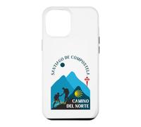 Camino Del Norte Couple Pèlerins Saint-Jacques-de-Compostelle 2026 Coque pour iPhone 12 Pro Max
