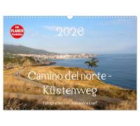 Camino del norte - Küstenweg (Wandkalender 2026 DIN A3 quer), CALVENDO Monatskalender: Pilgerweg entlang der spanischen Nordküste von Irun nach Santiago de Compostela
