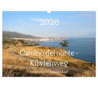 Camino del norte - Küstenweg (Wandkalender 2026 DIN A3 quer), CALVENDO Monatskalender: Pilgerweg entlang der spanischen Nordküste von Irun nach Santiago de Compostela