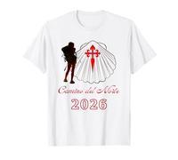 Camino Del Norte Saint-Jacques-Compostelle 2026 Lady Pilgrim T-Shirt