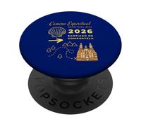 Camino Espiritual 2026 Saint-Jacques-de-Compostelle PopSockets PopGrip Adhésif