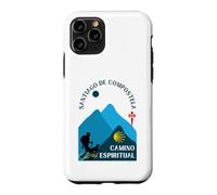 Camino Espiritual Man and Dog Saint-Jacques-de-Compostelle 2026 Coque pour iPhone 11 Pro