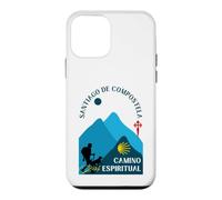 Camino Espiritual Man and Dog Saint-Jacques-de-Compostelle 2026 Coque pour iPhone 12 Mini