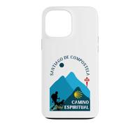 Camino Espiritual Man and Dog Saint-Jacques-de-Compostelle 2026 Coque pour iPhone 13 Pro Max