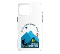 Camino Espiritual Man and Dog Saint-Jacques-de-Compostelle 2026 Coque pour iPhone 16 Pro Max