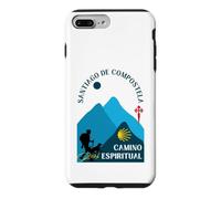 Camino Espiritual Man and Dog Saint-Jacques-de-Compostelle 2026 Coque pour iPhone 7 Plus/8 Plus